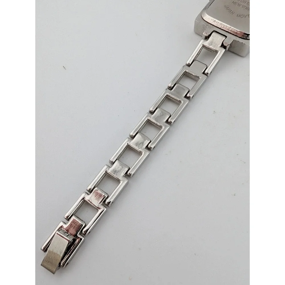 Accutime Watch Women 20mm Case Silver 7.25